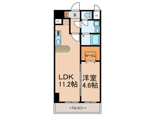 フォレシティ新栄の物件間取画像